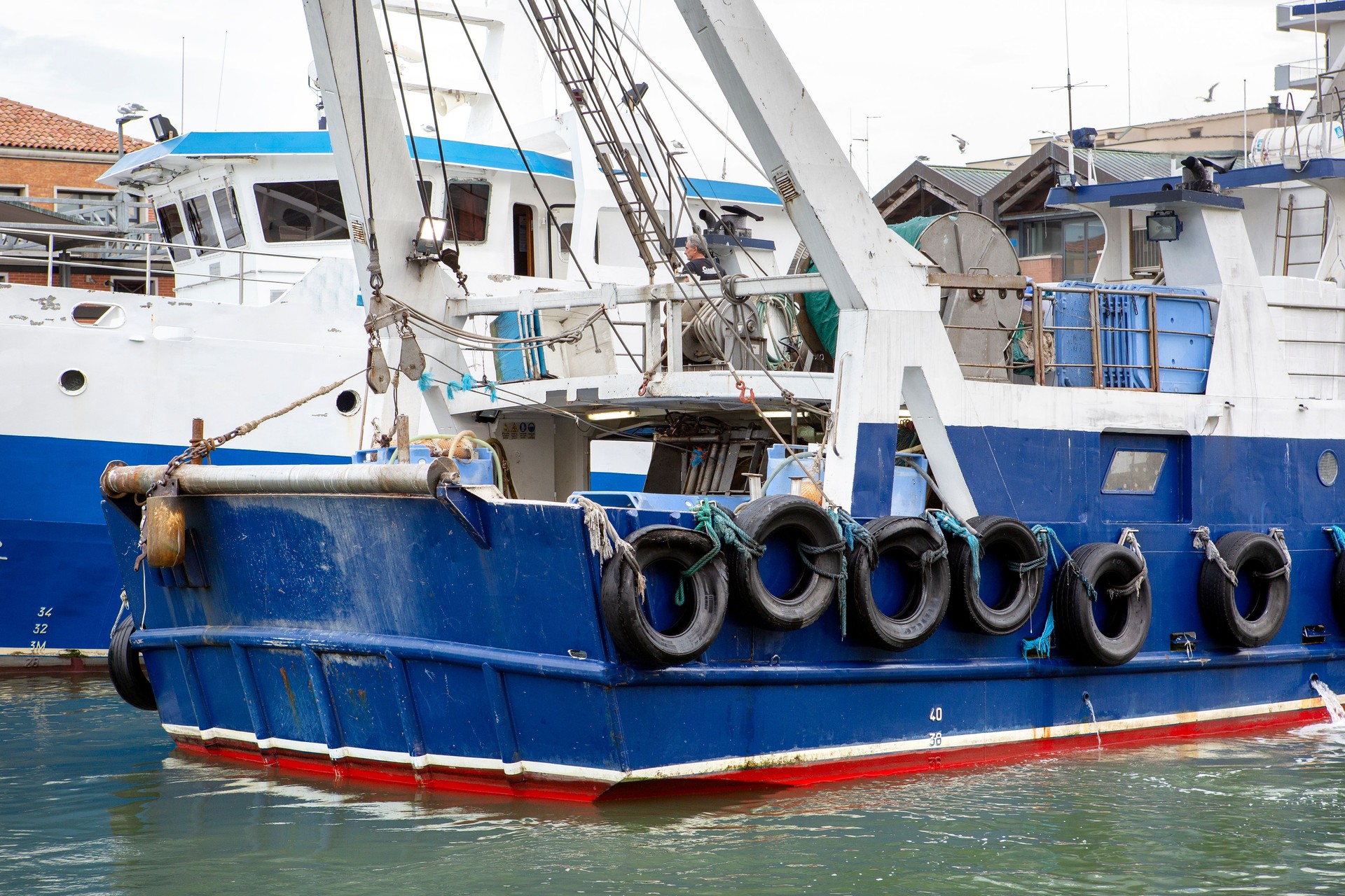 Ships and fishing boats - Port of Chioggia, Italy